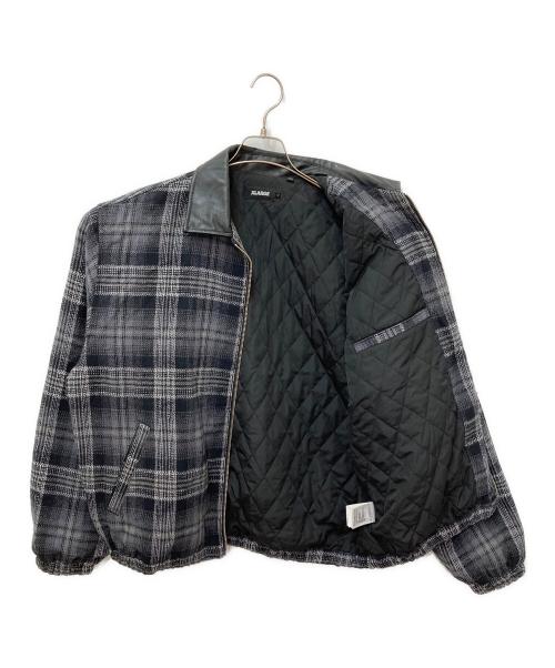 X-LARGE（エクストララージ）X-LARGE (エクストララージ) OLD ENGLISH FLANNEL JACKET ブラック サイズ:Lの古着・服飾アイテム