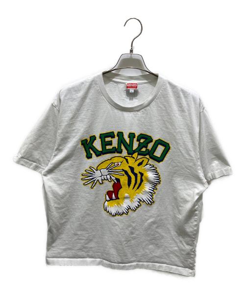 KENZO（ケンゾー）KENZO (ケンゾー) TIGER VARSITY OVERSIZE T-SHIRT ホワイト サイズ:Ｌの古着・服飾アイテム