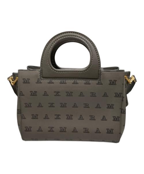 MaxMara（マックスマーラ）MaxMara (マックスマーラ) 2WAYショルダーバッグ グレーの古着・服飾アイテム