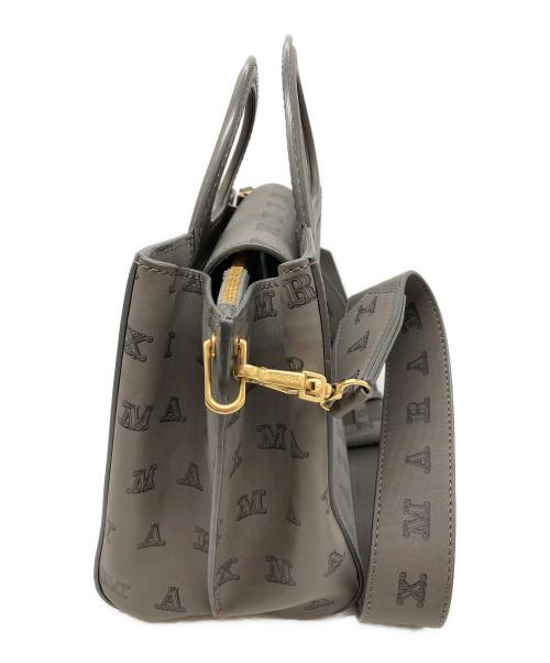 MaxMara（マックスマーラ）MaxMara (マックスマーラ) 2WAYショルダーバッグ グレーの古着・服飾アイテム