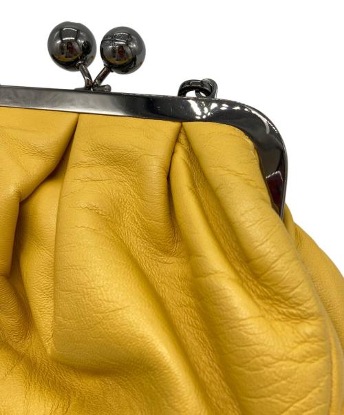 Pasticcino Weekend Max Mara（パスティチーノウィークエンド マックスマーラ）Pasticcino Weekend Max Mara (パスティチーノウィークエンド マックスマーラ) がま口ショルダーバッグ イエローの古着・服飾アイテム