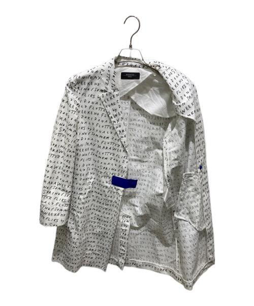 WEEKEND Max Mara（ウィークエンド マックスマーラ）WEEKEND Max Mara (ウィークエンド マックスマーラ) 総柄コート ホワイト サイズ:42の古着・服飾アイテム