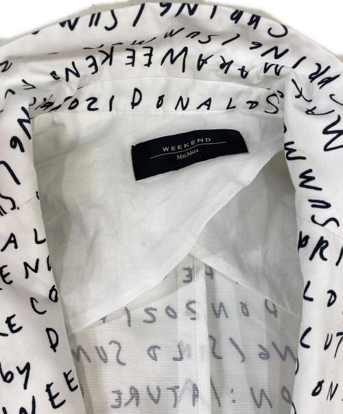 WEEKEND Max Mara（ウィークエンド マックスマーラ）WEEKEND Max Mara (ウィークエンド マックスマーラ) 総柄コート ホワイト サイズ:42の古着・服飾アイテム