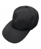 PRADAプラダ）の古着「Re-Nylon ベースボールキャップ」｜ブラック