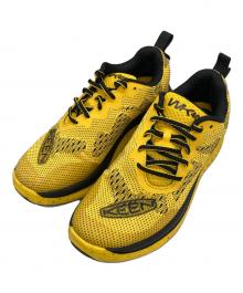 KEEN（キーン）の古着「ダブルケー400 ウォーキングシューズ」｜イエロー