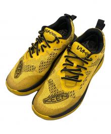 KEEN（キーン）の古着「ダブルケー400 ウォーキングシューズ」｜イエロー