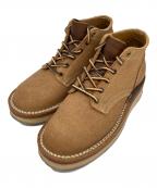 NICKSニックスブーツ）の古着「TAN TETON ROUGH OUT　オックスフォード4インチ ミッドカットブーツ」｜ブラウン