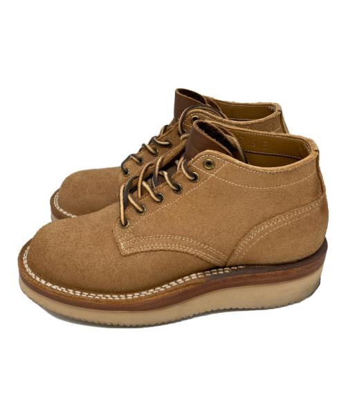 NICKS（ニックスブーツ）NICKS (ニックスブーツ) TAN TETON ROUGH OUT　オックスフォード4インチ ミッドカットブーツ ブラウン サイズ:7 1/2Eの古着・服飾アイテム