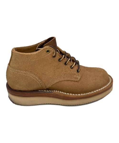 NICKS（ニックスブーツ）NICKS (ニックスブーツ) TAN TETON ROUGH OUT　オックスフォード4インチ ミッドカットブーツ ブラウン サイズ:7 1/2Eの古着・服飾アイテム
