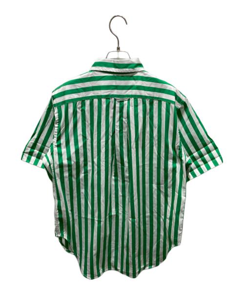 POLO RALPH LAUREN（ポロ・ラルフローレン）POLO RALPH LAUREN (ポロ・ラルフローレン) 半袖シャツ グリーン×ホワイト サイズ:Ｓ 未使用品の古着・服飾アイテム