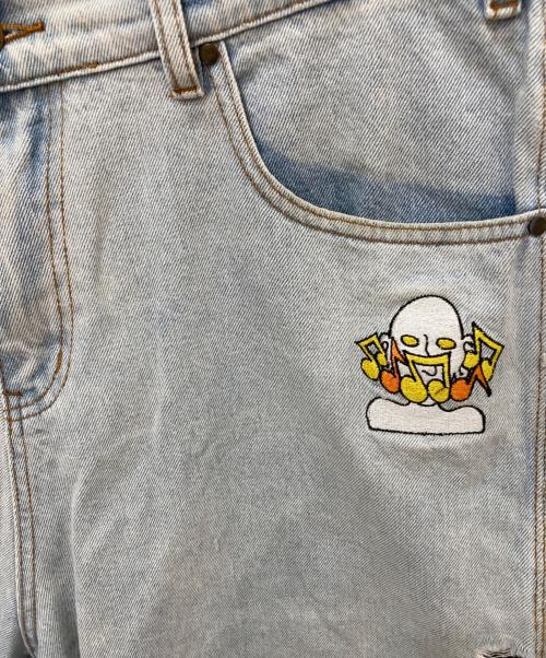 butter（バター）BUTTER (バター) ハーフパンツ インディゴ サイズ:36の古着・服飾アイテム