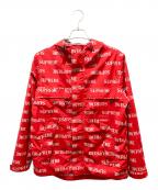 SUPREMEシュプリーム）の古着「3M Reflective Repeat Taped Seam Jacket　リフレクティブ リピート テープド シーム ジャケット」｜レッド