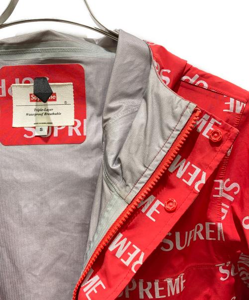 SUPREME（シュプリーム）Supreme (シュプリーム) 3M Reflective Repeat Taped Seam Jacket　リフレクティブ リピート テープド シーム ジャケット レッド サイズ:Sの古着・服飾アイテム
