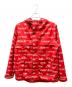 Supreme（シュプリーム）の古着「3M Reflective Repeat Taped Seam Jacket　リフレクティブ リピート テープド シーム ジャケット」｜レッド