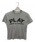 PLAY COMME des GARCONS（プレイコムデギャルソン）の古着「プリントTシャツ」｜グレー
