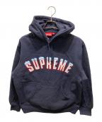 SUPREMEシュプリーム）の古着「icy arc hooded sweatshirt」｜ネイビー