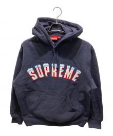 SUPREME（シュプリーム）の古着「icy arc hooded sweatshirt」｜ネイビー