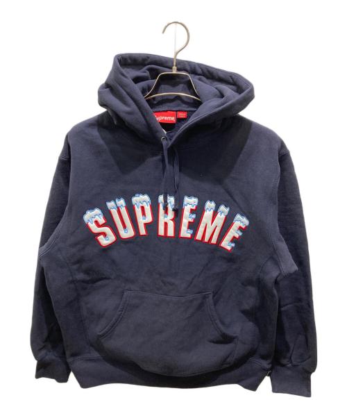 SUPREME（シュプリーム）SUPREME (シュプリーム) icy arc hooded sweatshirt ネイビー サイズ:Ｍの古着・服飾アイテム