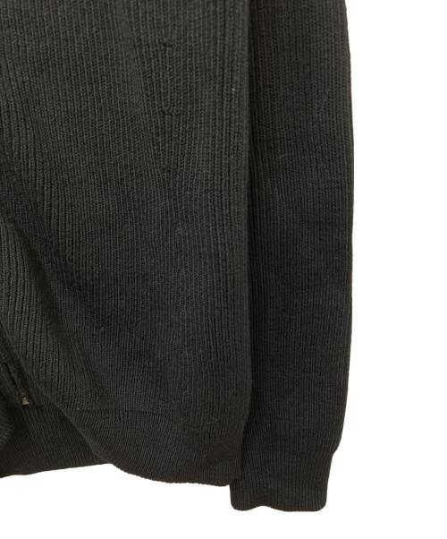 BOTTEGA VENETA（ボッテガベネタ）BOTTEGA VENETA (ボッテガベネタ) ウールドライバーズニット ブラック サイズ:48の古着・服飾アイテム