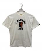 A BATHING APEアベイシングエイプ）の古着「プリントTシャツ」｜ホワイト