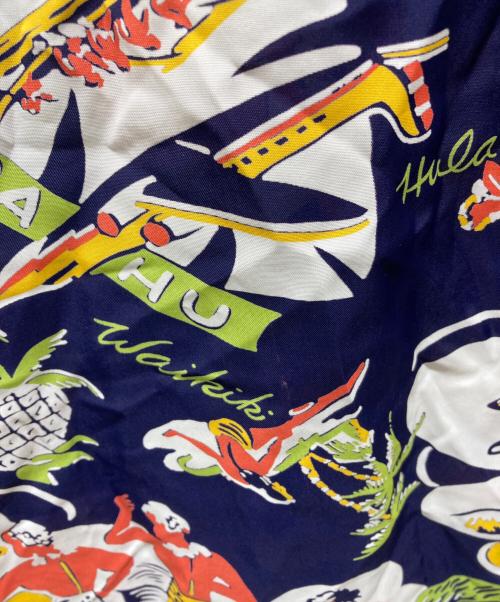Sun Surf（サンサーフ）Sun Surf (サンサーフ) PROPELLERS OVER PARADISE/アロハシャツ ネイビー サイズ:Ｌの古着・服飾アイテム