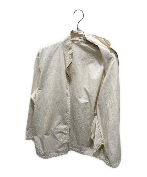 confect（コンフェクト）confect (コンフェクト) コットンリネンウェザージップシャツジャケット ベージュ サイズ:4の古着・服飾アイテム