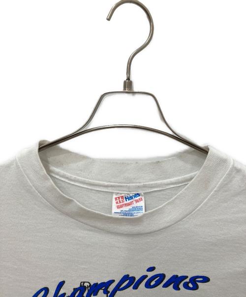 Hanes（ヘインズ）Hanes (ヘインズ) 半袖Tシャツ ホワイト サイズ:XLの古着・服飾アイテム
