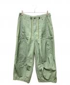 Needlesニードルズ）の古着「H.D. Pant - Fatigue　ヒザデルパンツ　ファティーグパンツ」｜カーキ