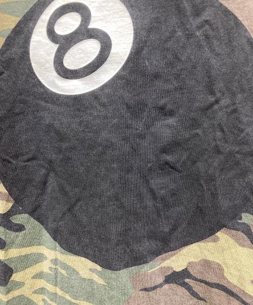 stussy（ステューシー）stussy (ステューシー) ８ボールカモフラTシャツ カーキ サイズ:XLの古着・服飾アイテム