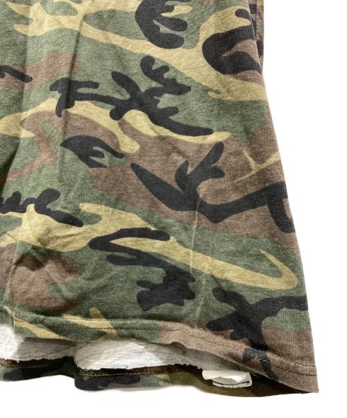 stussy（ステューシー）stussy (ステューシー) ８ボールカモフラTシャツ カーキ サイズ:XLの古着・服飾アイテム
