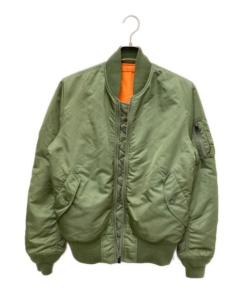 ALPHA（アルファ）ALPHA (アルファ) MA-1ジャケット カーキ サイズ:Lの古着・服飾アイテム