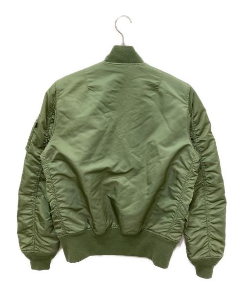 ALPHA（アルファ）ALPHA (アルファ) MA-1ジャケット カーキ サイズ:Lの古着・服飾アイテム