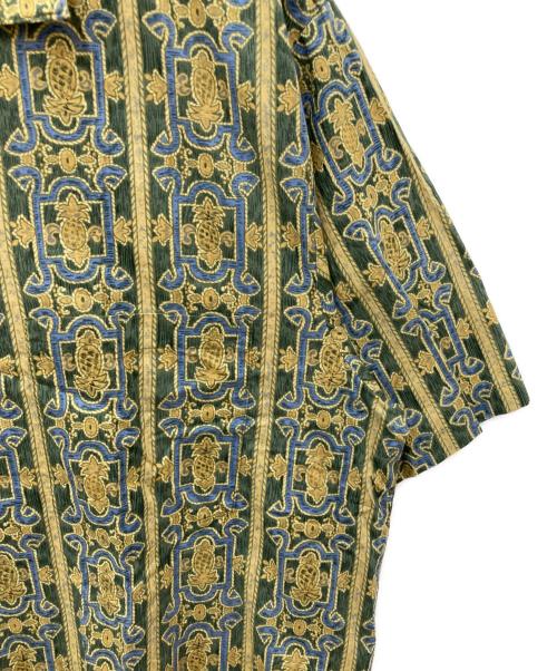 -（-）- (-) ハワイアンシャツ グリーン サイズ:XLの古着・服飾アイテム