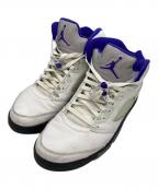 NIKEナイキ）の古着「AIR JORDAN 5 RETRO 'Dark Concord'」｜ホワイト