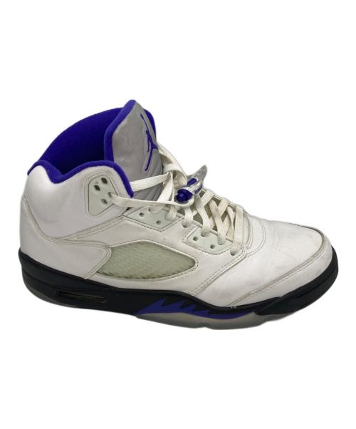 NIKE（ナイキ）NIKE (ナイキ) AIR JORDAN 5 RETRO 'Dark Concord' ホワイト サイズ:29の古着・服飾アイテム