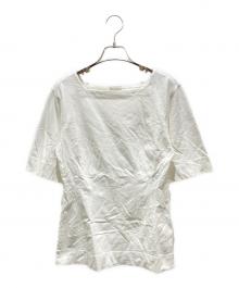 DRIES VAN NOTEN（ドリスヴァンノッテン）の古着「スクエアネック半袖カットソー」｜ホワイト