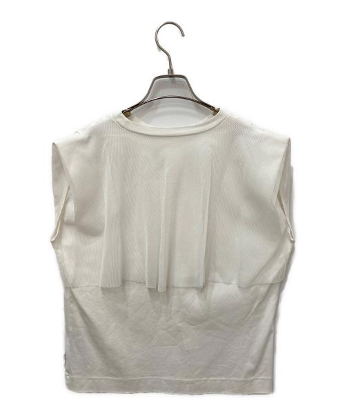 CELFORD（セルフォード）CELFORD (セルフォード) ノースリーブカットソー ホワイト サイズ:Fの古着・服飾アイテム