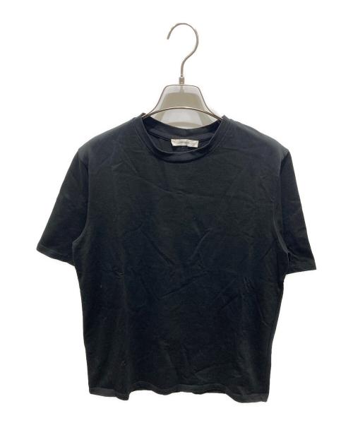 THE ROW（ザ ロウ）THE ROW (ザ ロウ) クルーネック無地半袖Tシャツ ブラック サイズ:XSの古着・服飾アイテム