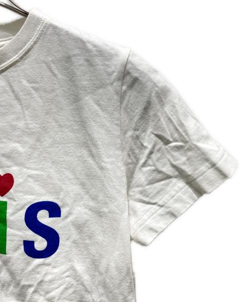 BALENCIAGA（バレンシアガ）BALENCIAGA (バレンシアガ) Paris Love T-shirt　パリスラブTシャツ ホワイト サイズ:XSの古着・服飾アイテム