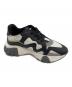 中古・古着 VERSACE (ヴェルサーチェ) SQUALO CHUNKY SNEAKERS ブラック×ホワイト サイズ:35：18000円
