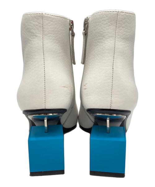 UNITED NUDE（ユナイテッドヌード）UNITED NUDE (ユナイテッドヌード) CUBE BOOTIE MID　キューブブーティー ホワイト サイズ:36の古着・服飾アイテム