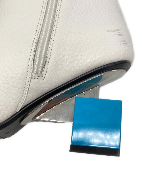 UNITED NUDE（ユナイテッドヌード）UNITED NUDE (ユナイテッドヌード) CUBE BOOTIE MID　キューブブーティー ホワイト サイズ:36の古着・服飾アイテム