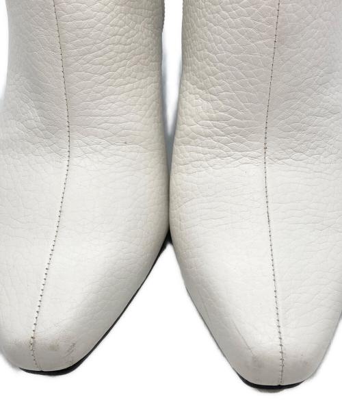 UNITED NUDE（ユナイテッドヌード）UNITED NUDE (ユナイテッドヌード) CUBE BOOTIE MID　キューブブーティー ホワイト サイズ:36の古着・服飾アイテム