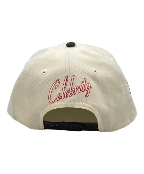 New Era（ニューエラ）New Era (ニューエラ) SAINT MICHAEL (セントマイケル) CELEBRITY CAP　セレブリティキャップ　9FIFTY アイボリーの古着・服飾アイテム