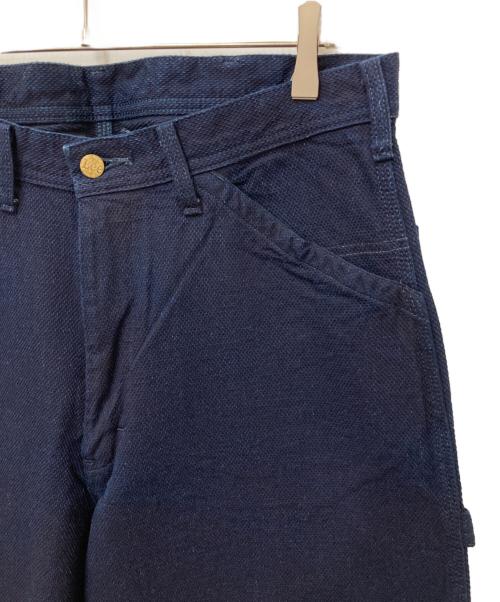 LEE（リー）LEE (リー) ワイドデニムペインターパンツ インディゴ サイズ:Lの古着・服飾アイテム