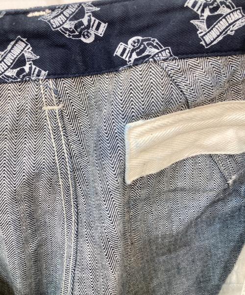 MOMOTARO JEANS（桃太郎ジーンズ）MOMOTARO JEANS (桃太郎ジーンズ) 出陣ヘリンボーンカーゴパンツ インディゴ サイズ:W30の古着・服飾アイテム