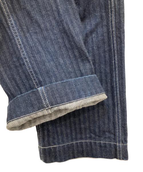 MOMOTARO JEANS（桃太郎ジーンズ）MOMOTARO JEANS (桃太郎ジーンズ) 出陣ヘリンボーンカーゴパンツ インディゴ サイズ:W30の古着・服飾アイテム