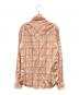 RRL (ダブルアールエル) チェックウエスタンロングスリーブシャツ ピンク サイズ:XS：12000円