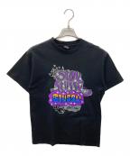 stussyステューシー）の古着「プリントTシャツ」｜ブラック