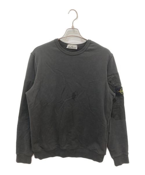 STONE ISLAND（ストーンアイランド）STONE ISLAND (ストーンアイランド) クルーネックスウェット チャコールグレー サイズ:記載なしの為実寸参照の古着・服飾アイテム